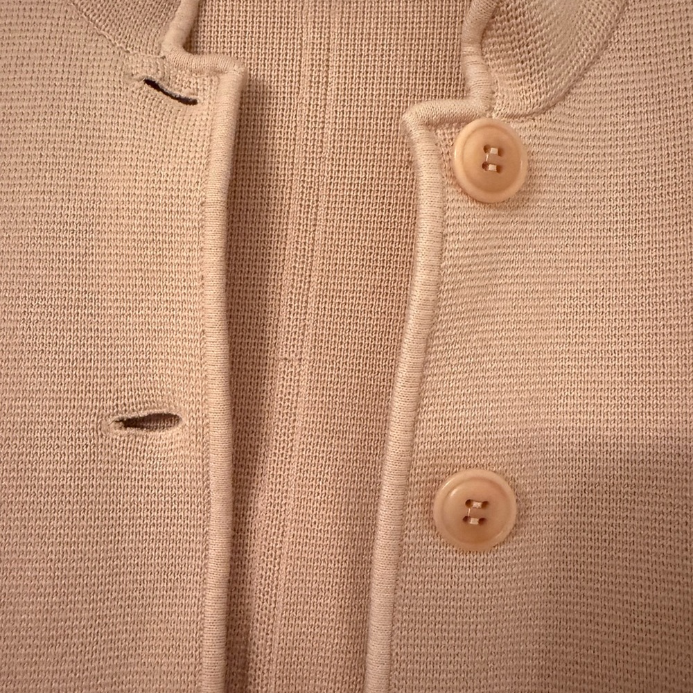 Talbots Dusty Rose Stand-Collar Button Jacket - Picture 4 of 4